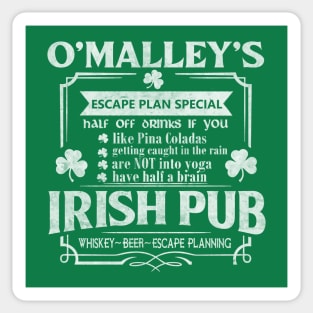 O'Malley's Irish Pub Sticker